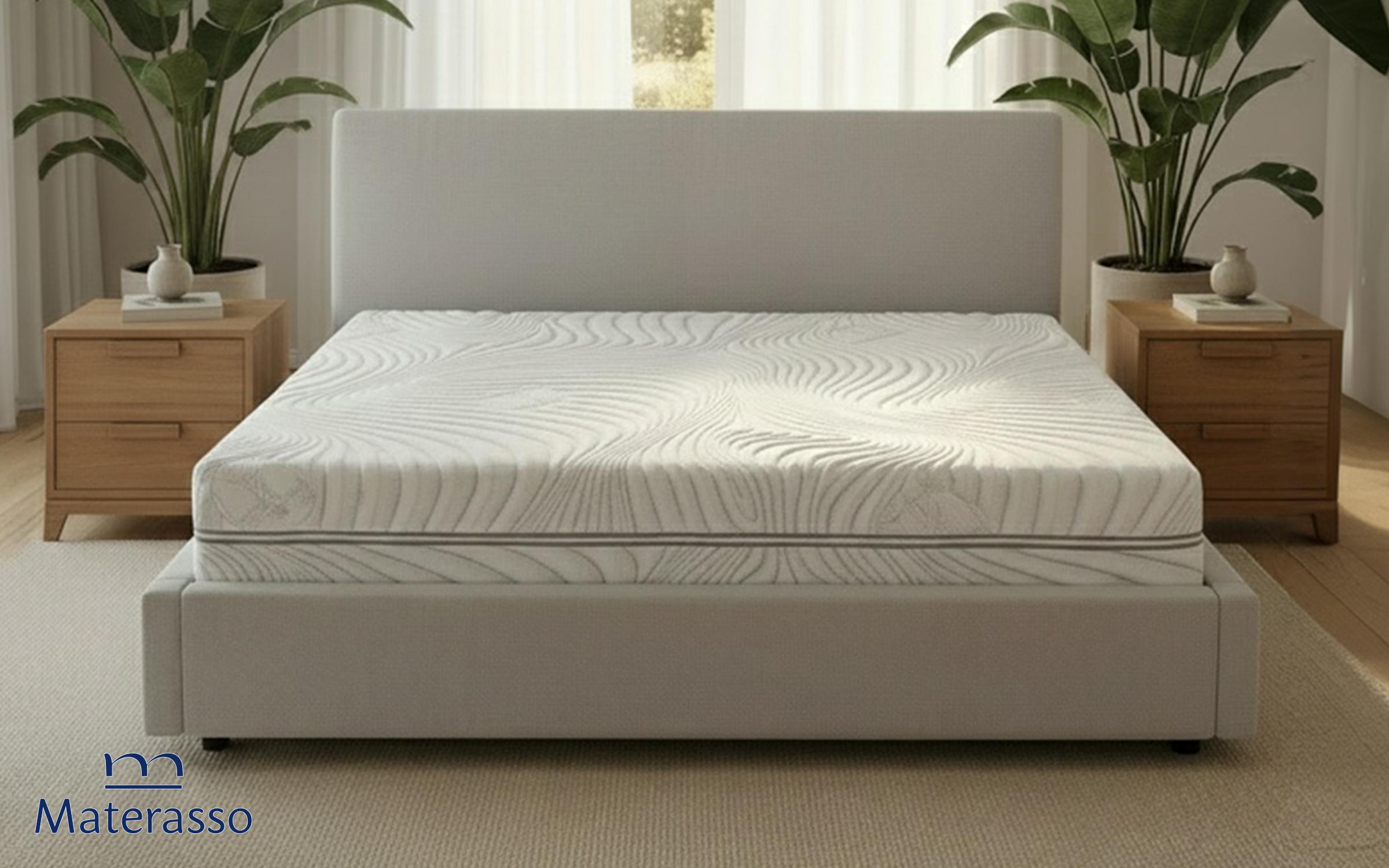 Two-sided mattress 200/200 Visco Wind, white  2